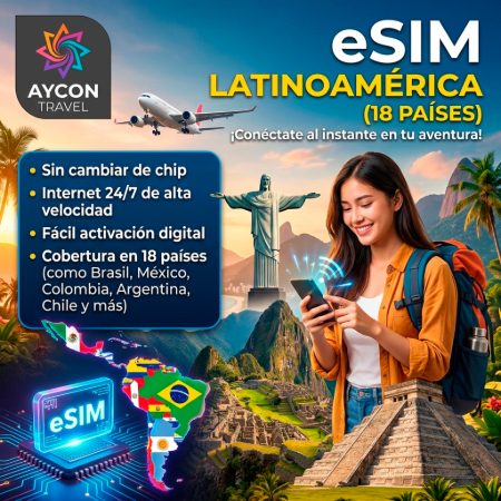 eSIM Latin America (18 countries)