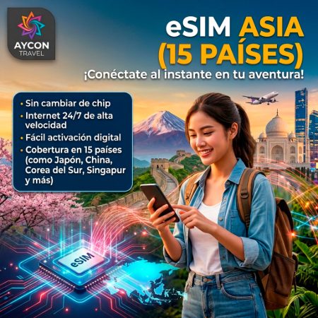 eSIM Asia (15 countries)