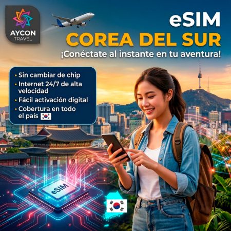 eSIM Coreia do Sul